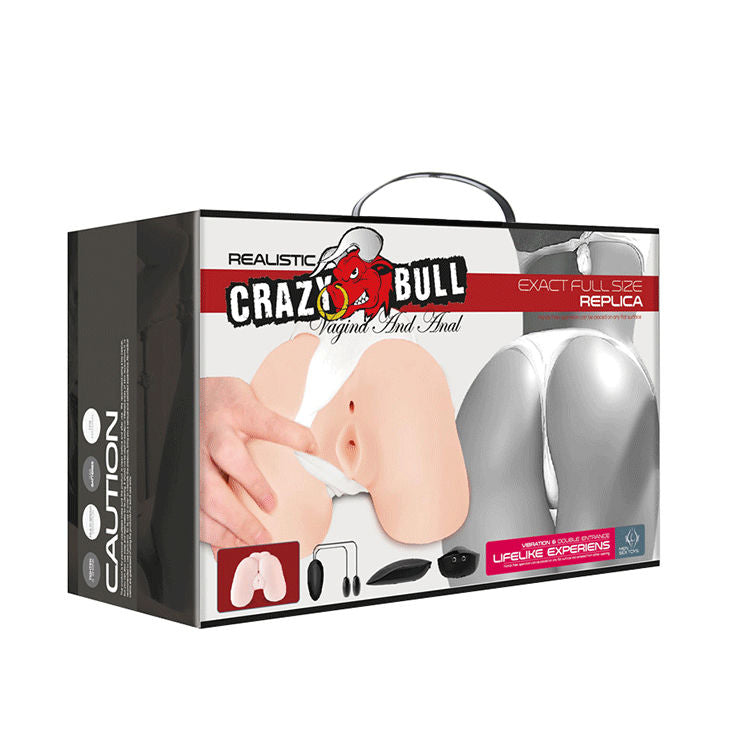 CRAZY BULL - VAGINA Y ANO REALÍSTICOS CON VIBRACIÓN POSICIÓN 5 CRAZY BULL