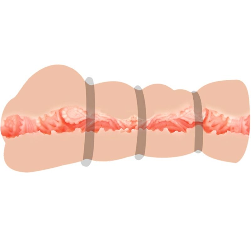 CRAZY BULL - VAGINA MASTURBADOR CON ANILLOS CRAZY BULL