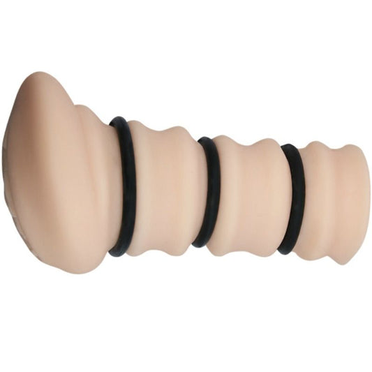 CRAZY BULL - MASTURBADOR CON ANILLOS MODELO VAGINA 2 CRAZY BULL
