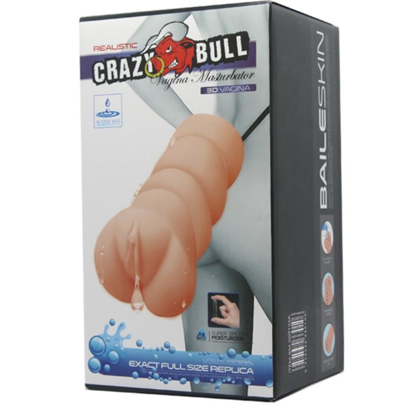 CRAZY BULL - MASTURBADOR WATER SKIN MODELO VAGINA 3 CRAZY BULL
