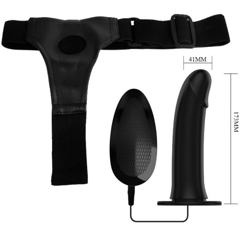 PRETTY LOVE - VITO STRAP ON CON DILDO HUECO Y VIBRACIÓN 17.3 CM PRETTY LOVE MALE