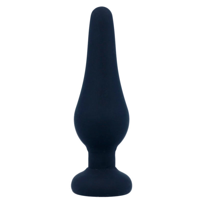 INTENSE - ANAL PLUG PIPO S SILICONE NEGRO 9.8 CM INTENSE ANAL TOYS