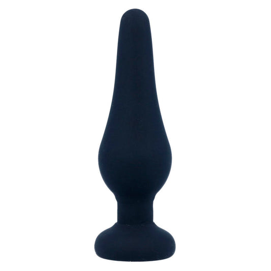 INTENSE - ANAL PLUG PIPO S SILICONE NEGRO 9.8 CM INTENSE ANAL TOYS