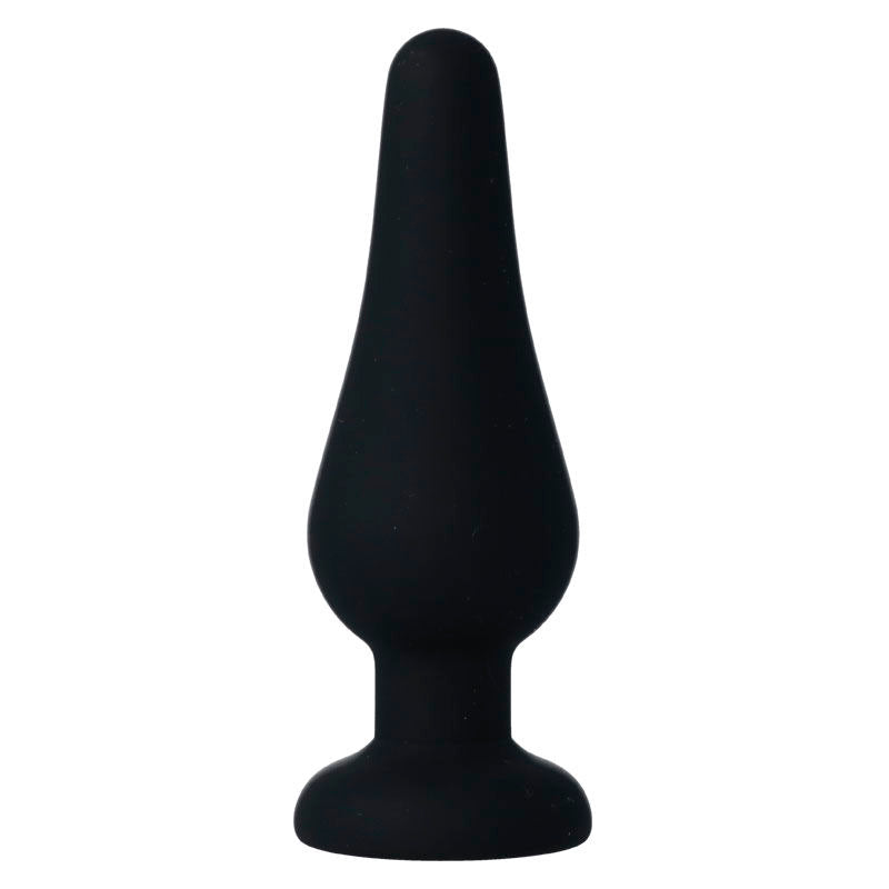 INTENSE - ANAL PLUG PIPO M SILICONE NEGRO 11 CM INTENSE ANAL TOYS