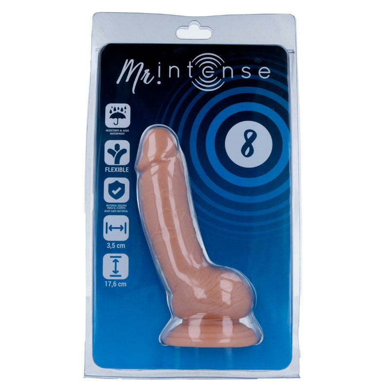 MR INTENSE - 8 PENE REALISTICO 17.6 CM -O- 3.5 CM MR. INTENSE
