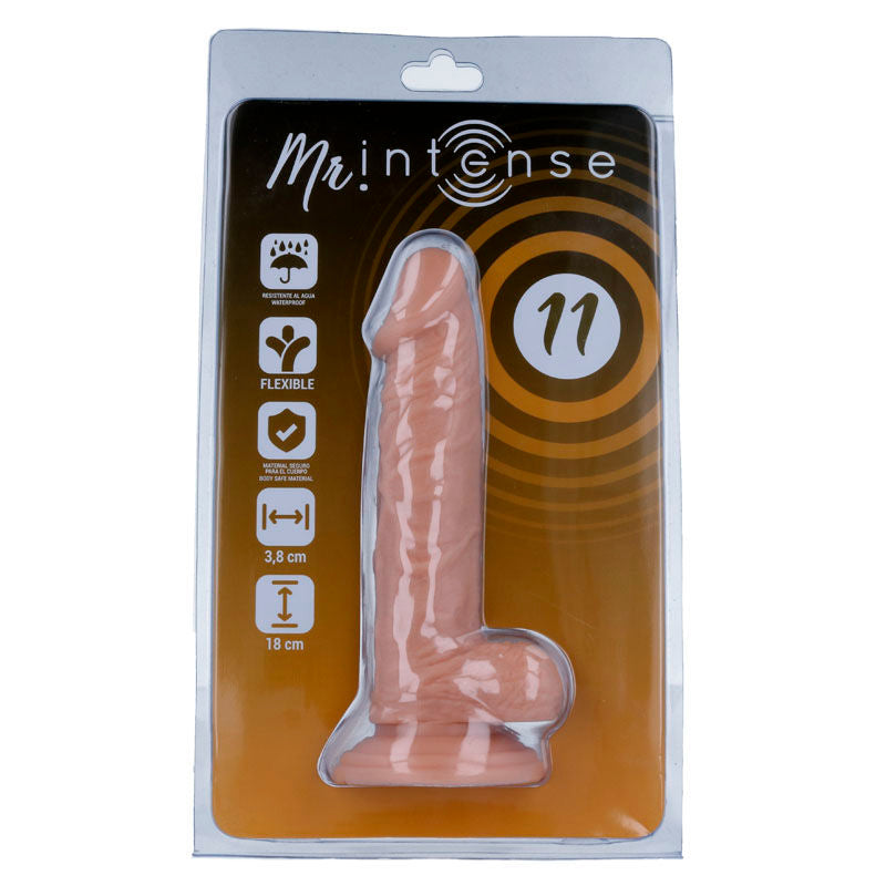 MR INTENSE - 11 PENE REALISTICO 18 CM -O- 3.8 CM MR. INTENSE