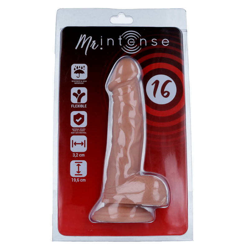 MR INTENSE - 16 PENE REALISTICO 19.6 CM -O- 3.2 CM MR. INTENSE
