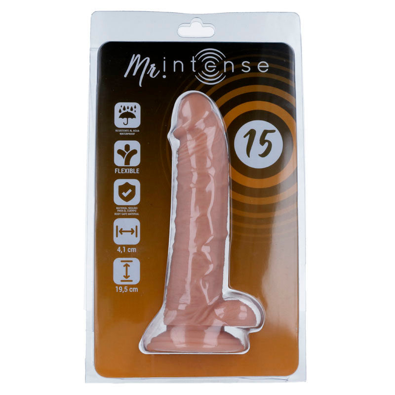 MR INTENSE - 15 PENE REALISTICO 19.5 CM -O- 4.1 CM MR. INTENSE