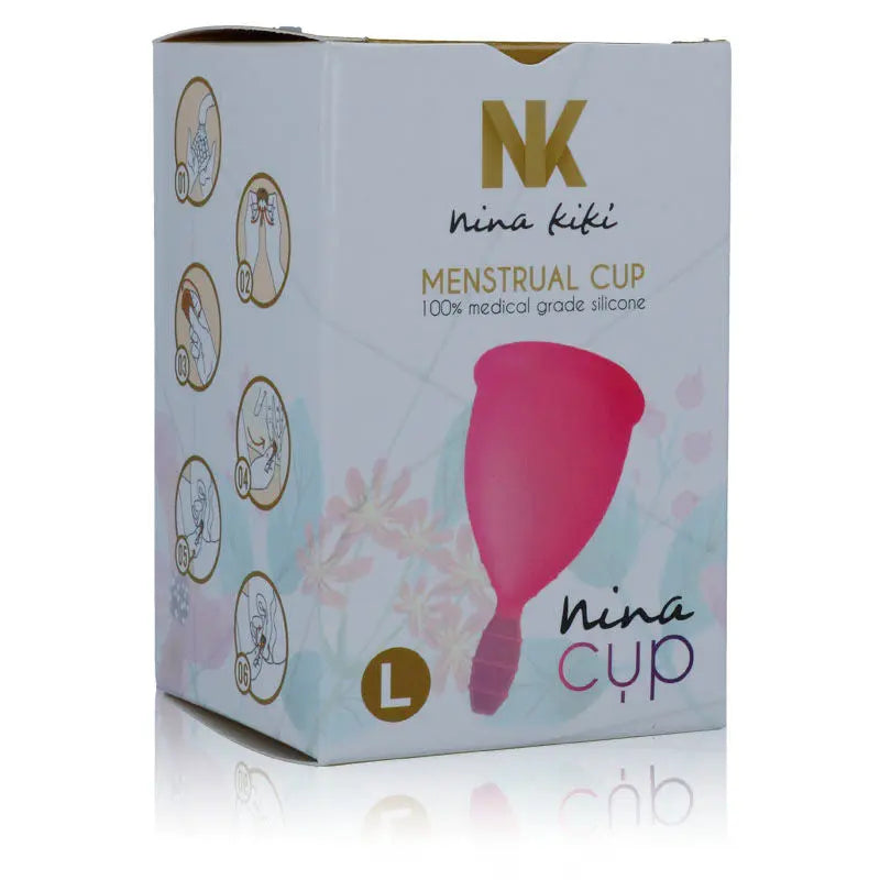 NINA KIKÍ - COPA MENSTRUAL ROSA - TALLA L NINA KIKÍ