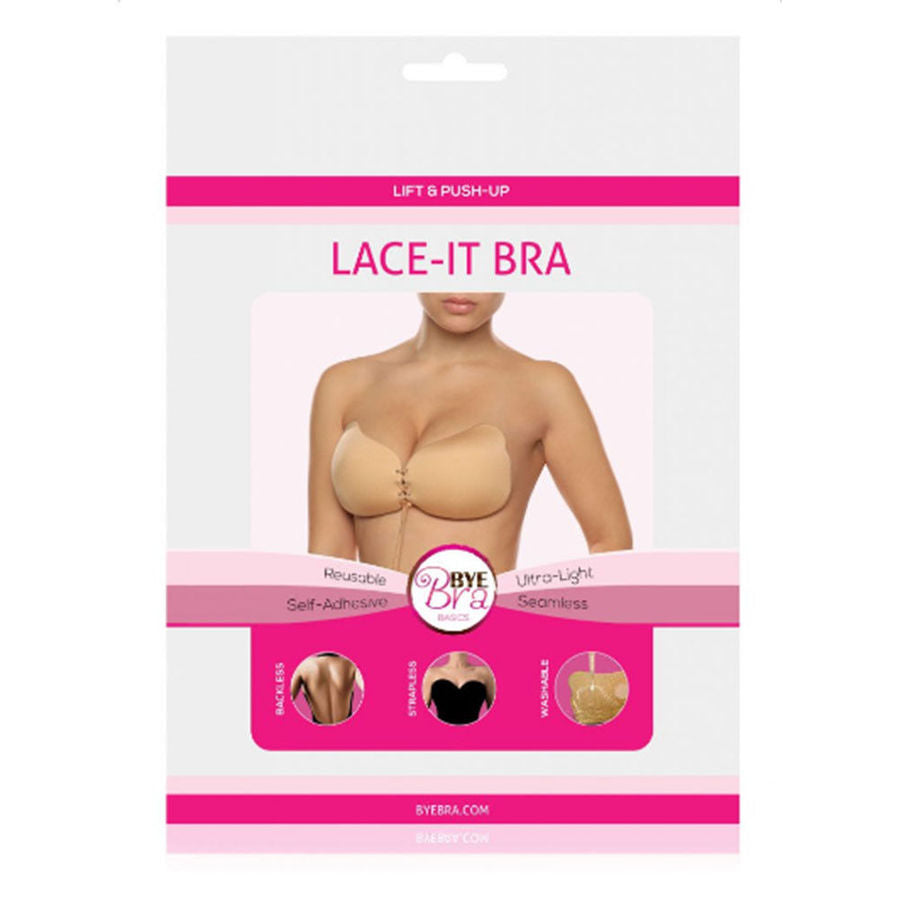 BYE-BRA - LACE-IT REALZADOR PUSH-UP NEGRO COPA C BYE BRA - BRAS