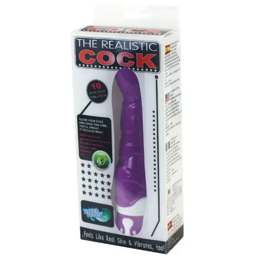 BAILE - REALISTIC COCK 10 RITMOS SENSATION VIOLETA BAILE VIBRATORS
