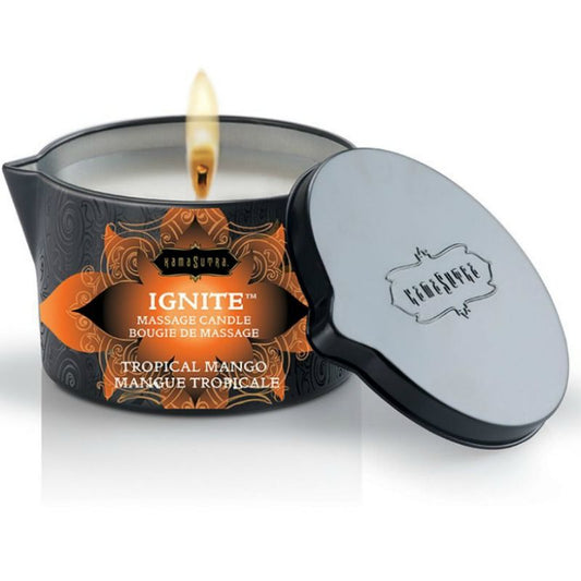 KAMASUTRA - VELA DE MASAJE MANGO TROPICAL 170 GR KAMASUTRA COSMETICS