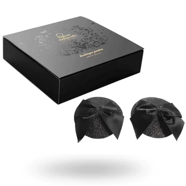 BIJOUX - BURLESQUE CUBREPEZONES BRILLANTES CON LAZO BIJOUX BURLESQUE PASTIES