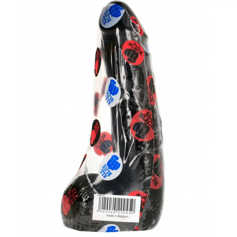 ALL BLACK - DILDO REALISTICO NEGRO SUAVE 20 CM ALL BLACK