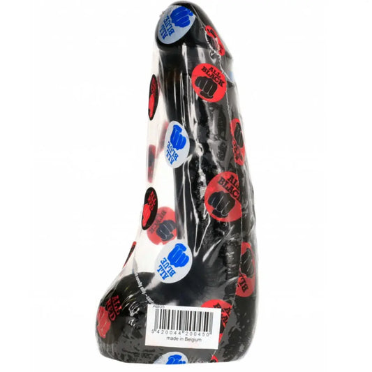ALL BLACK - DILDO REALISTICO NEGRO SUAVE 20 CM ALL BLACK
