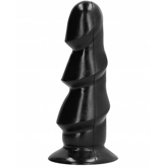 ALL BLACK - DILDO 17 CM ALL BLACK