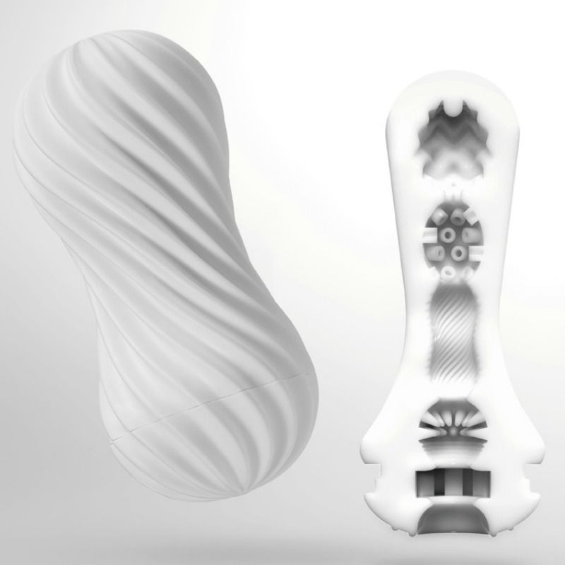TENGA - FLEX MASTUBADOR MASCULINO BLANCO TENGA