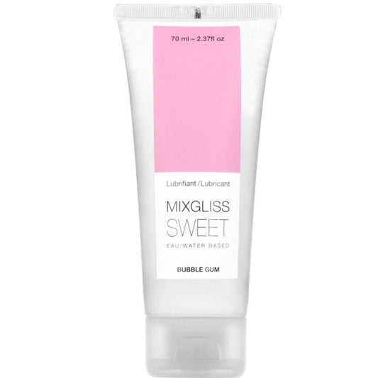 MIXGLISS - LUBRICANTE BASE AGUA SABOR A CHICLE 70 ML MIXGLISS
