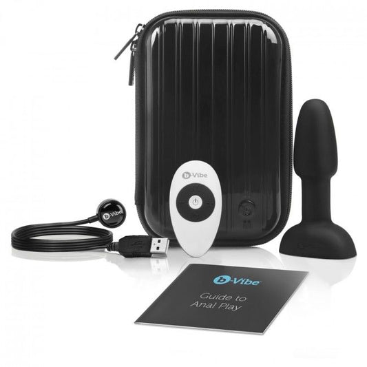 B-VIBE - RIMMING CONTROL REMOTO ANAL PLUG PETITE NEGRO B-VIBE