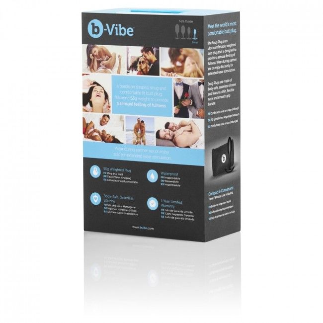 B-VIBE - SNUG PLUG 1 NEGRO B-VIBE
