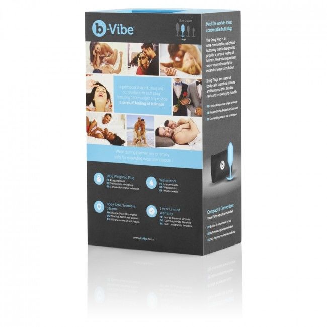 B-VIBE - SNUG PLUG ANAL 3 AZUL CIELO B-VIBE