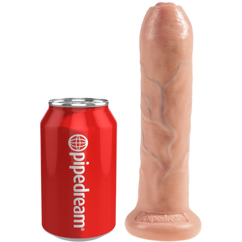 KING COCK - DILDO REALISTICO UNCUT NATURAL 21 CM KING COCK