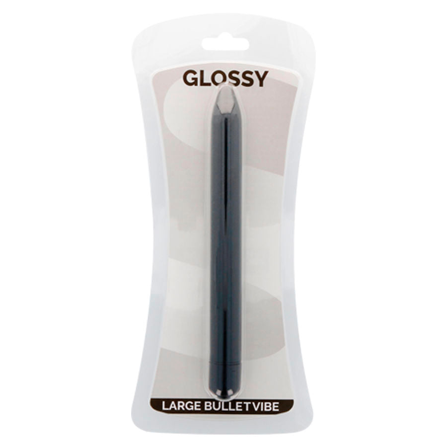 GLOSSY - SLIM VIBRADOR NEGRO GLOSSY