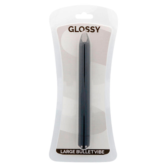 GLOSSY - SLIM VIBRADOR NEGRO GLOSSY