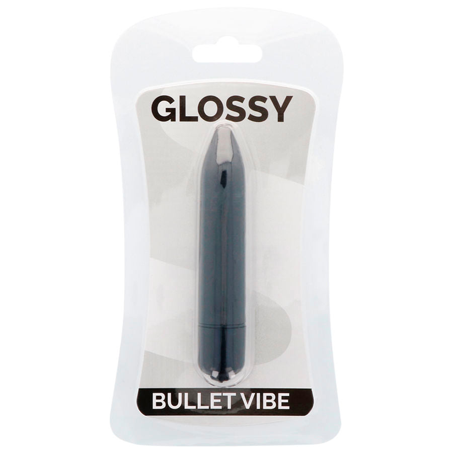 GLOSSY - THIN VIBRADOR NEGRO GLOSSY