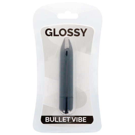 GLOSSY - THIN VIBRADOR NEGRO GLOSSY