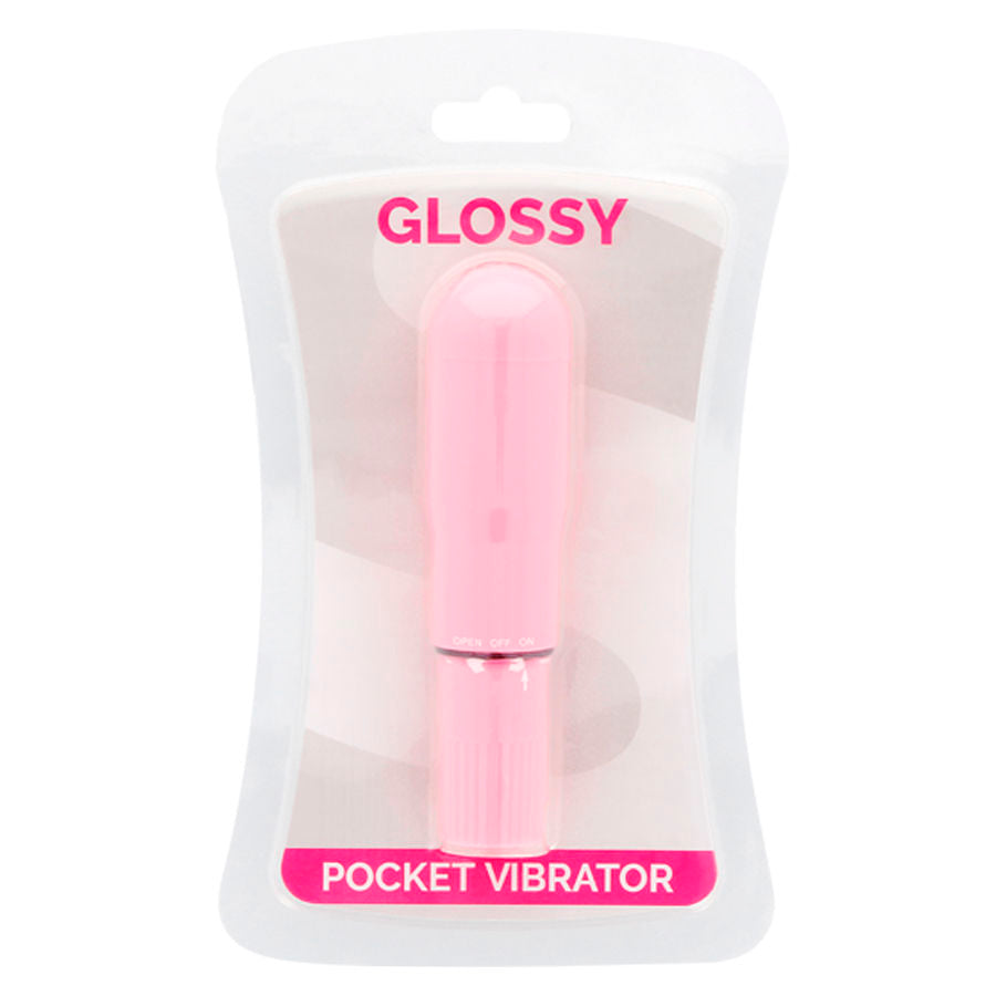 GLOSSY - POCKET VIBRADOR ROSA GLOSSY