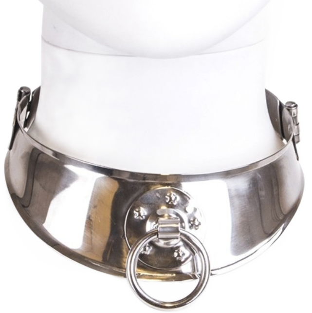 METAL HARD - COLLAR RESTRINGIDOR CON ANILLA METAL HARD