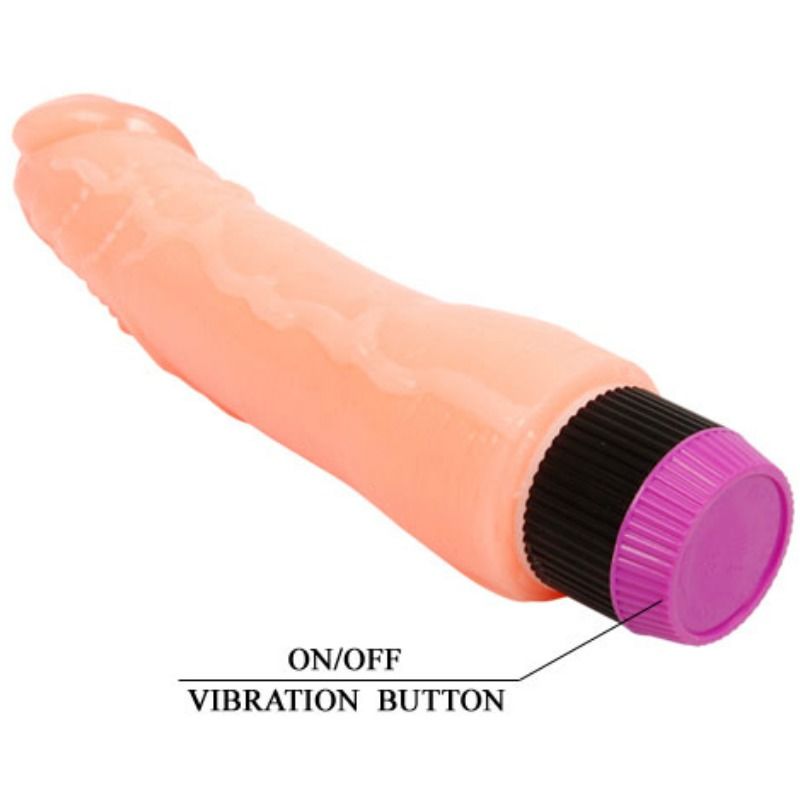 BAILE - VIBRADOR REALÍSTICO FLEXIBLE NATURAL 24 CM BAILE VIBRATORS
