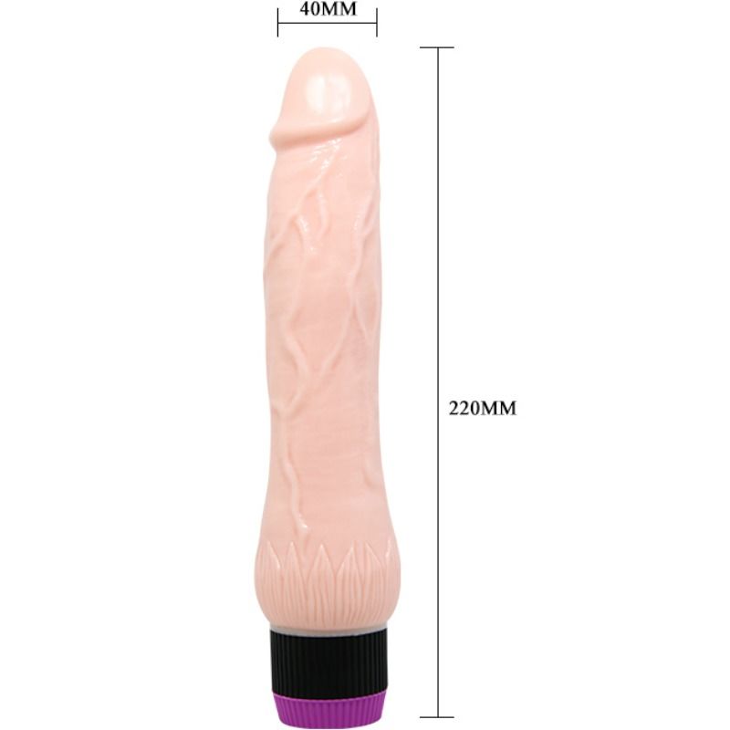 BAILE - ADOUR CLUB VIBRADOR REALISTICO BASE ANCHA 22 CM BAILE