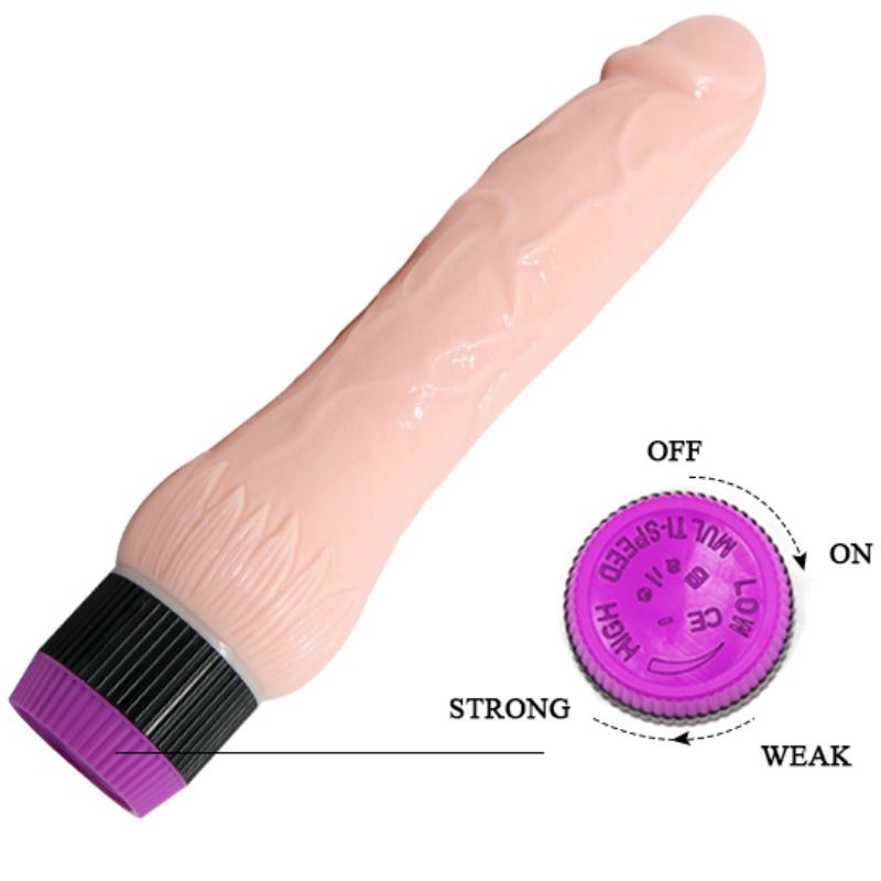 BAILE - ADOUR CLUB VIBRADOR REALISTICO BASE ANCHA 22 CM BAILE