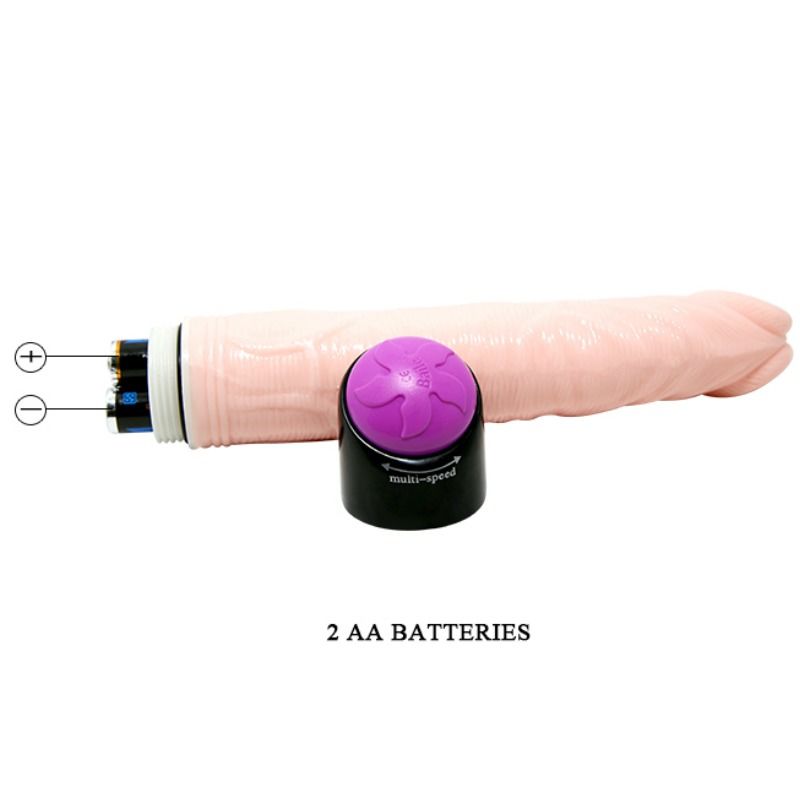 BAILE - ADOUR CLUB VIBRADOR REALISTICO 23 CM NATURAL BAILE
