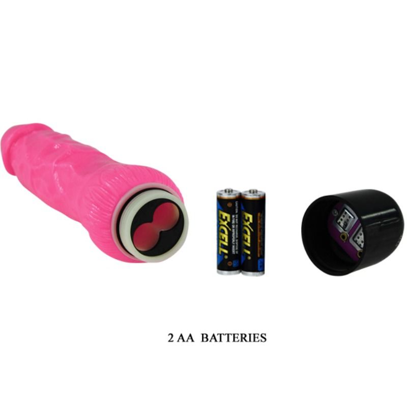 BAILE - COLORFUL SEX VIBRADOR REALÍSTICO ROSA 24 CM BAILE