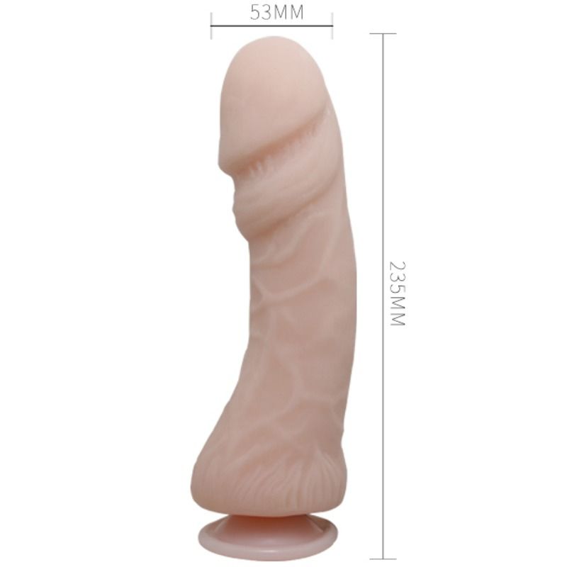 BAILE - THE BIG PENIS DILDO CON VIBRACIÓN NATURAL 23.5 CM BAILE
