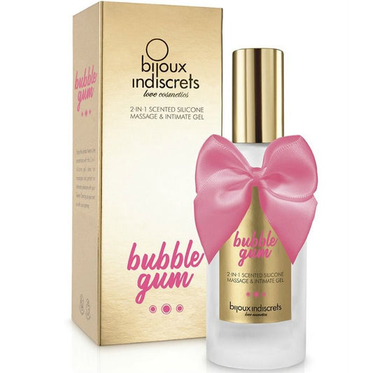 BIJOUX - BUBBLE GUM GEL 2 EN 1 SILICONA CHICLE DE FRESA 100 ML BIJOUX LOVE COSMETIQUES