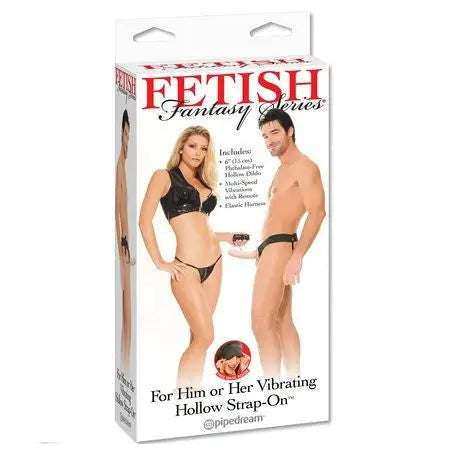 FETISH FANTASY SERIES - ARNES HUECO VIBRADOR PARA EL Y ELLA NATURAL 14CM FETISH FANTASY SERIES