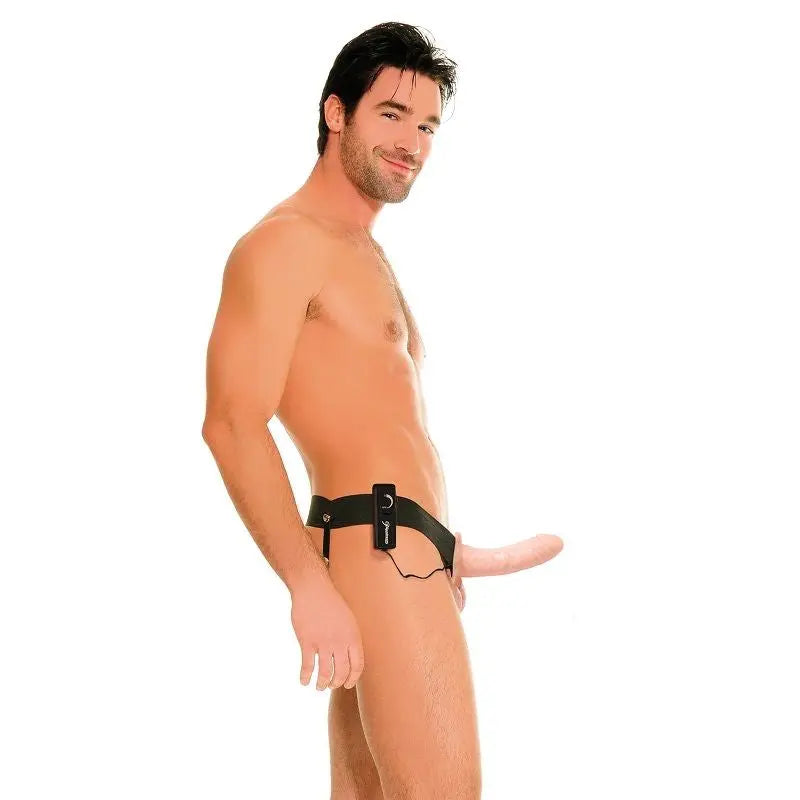 FETISH FANTASY SERIES - ARNES HUECO VIBRADOR PARA EL Y ELLA NATURAL 14CM FETISH FANTASY SERIES