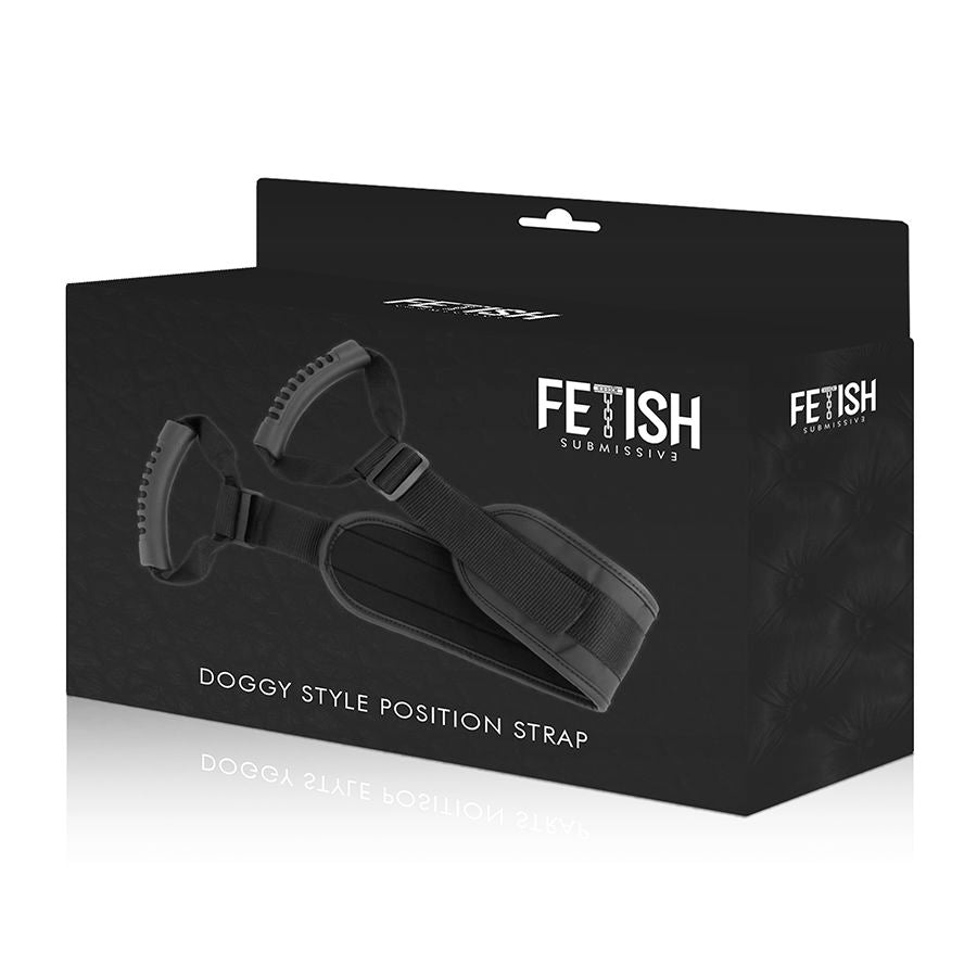 FETISH SUBMISSIVE - ARNÉS PARA HACERLO ESTILO PERRITO CON FORRO DE NOPRENO FETISH SUBMISSIVE BONDAGE