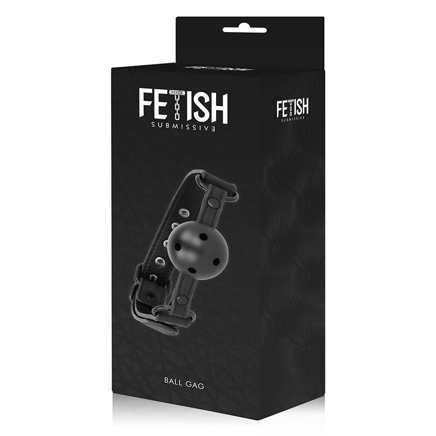 FETISH SUBMISSIVE - MORDAZA TRANSPIRABLE VEGANA FETISH SUBMISSIVE BONDAGE