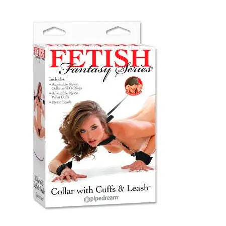 FETISH FANTASY SERIES - COLLAR CON ESPOSAS Y CORREA, FETISH FANTASY SERIES