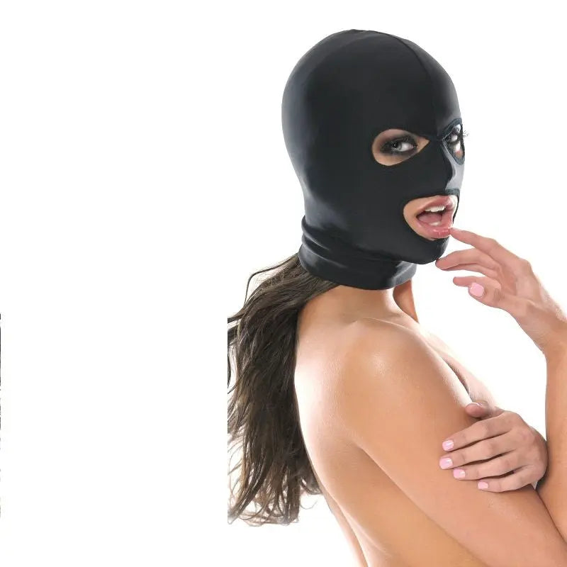 FETISH FANTASY SERIES - MASCARA CON 3 ABERTURAS. FETISH FANTASY SERIES
