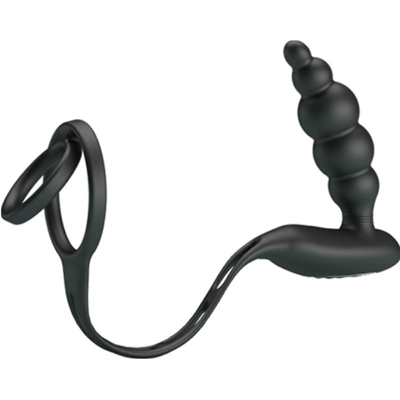 PRETTY LOVE - ANILLOS PENE CON PLUG VIBRADOR PRETTY LOVE