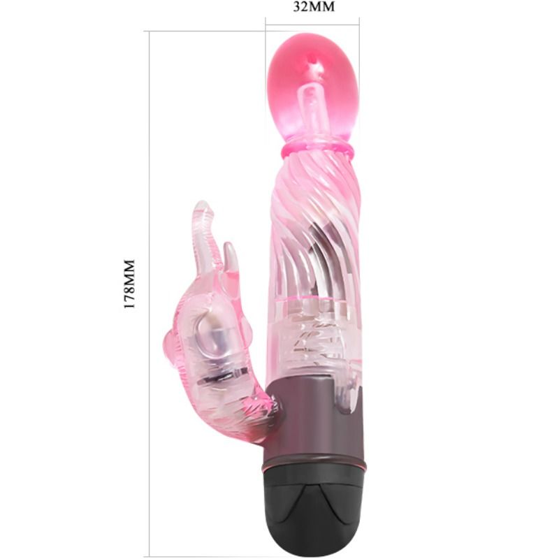 BAILE - GIVE YOU A KIND OF LOVER VIBRADOR CON RABBIT ROSA 10 MODOS BAILE VIBRATORS