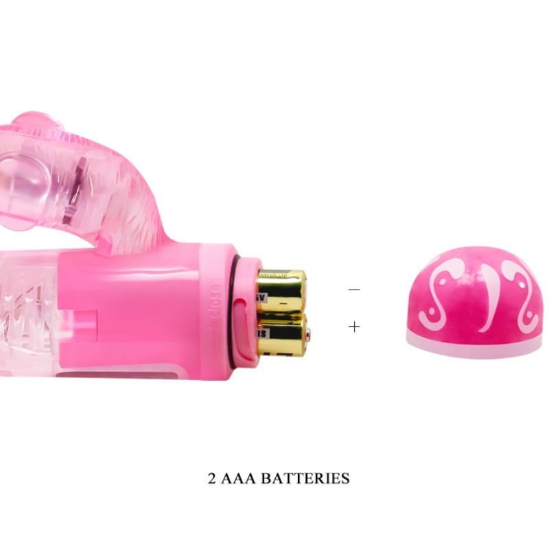 BAILE - VIBRADOR MULTIVELOCIDAD CON ESTIMULADOR ROSA BAILE VIBRATORS