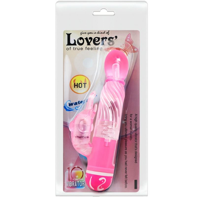 BAILE - VIBRADOR MULTIVELOCIDAD CON ESTIMULADOR ROSA BAILE VIBRATORS