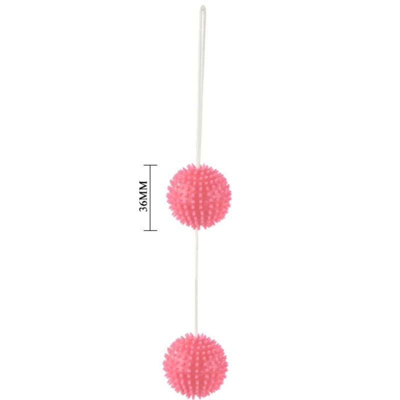 BAILE - A DEEPLY PLEASURE BOLAS TEXTURADAS ROSA 3.6 CM BAILE STIMULATING